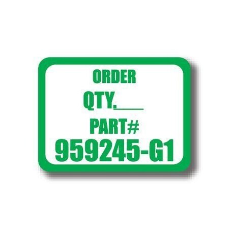 Ergomat 24in x 18in RECTANGLE SIGNS - Order Quantity Part No DSV-SIGN 432 #2146 -UEN